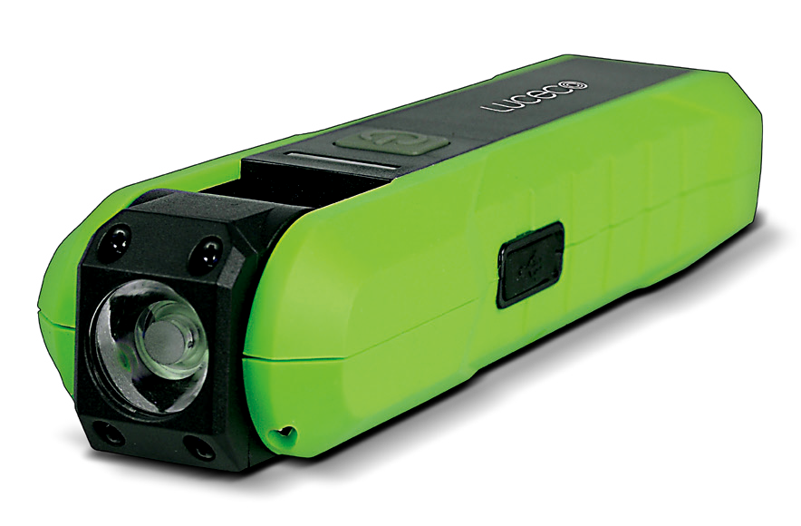 Luceco Slim Rechargeable 5W Inspection Torch with UV Light Green (LIL50T65UV)