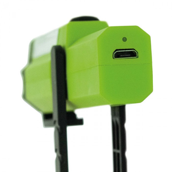 Luceco LED Rechargeable Tilting Mini Inspection Torch Green (LILT15T65)