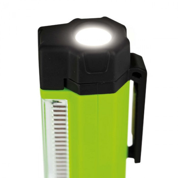 Luceco LED Rechargeable Tilting Mini Inspection Torch Green (LILT15T65)