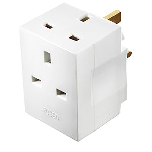 Masterplug Basic Multi-Socket Adaptor (MSF3)