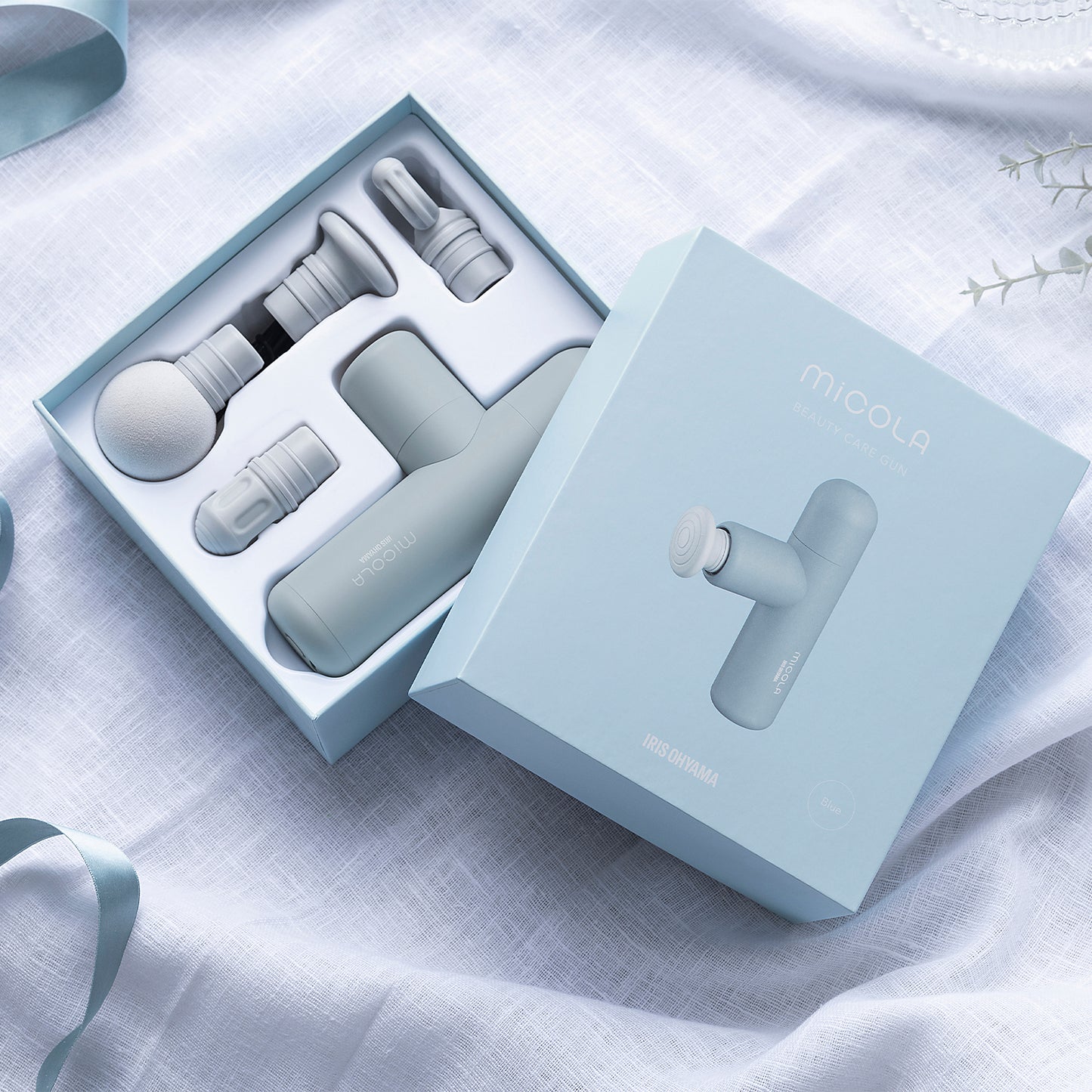 IRIS OHYAMA MICOLA Mini Massage Gun Compact & Powerful Muscle Relief (FRT-M01)