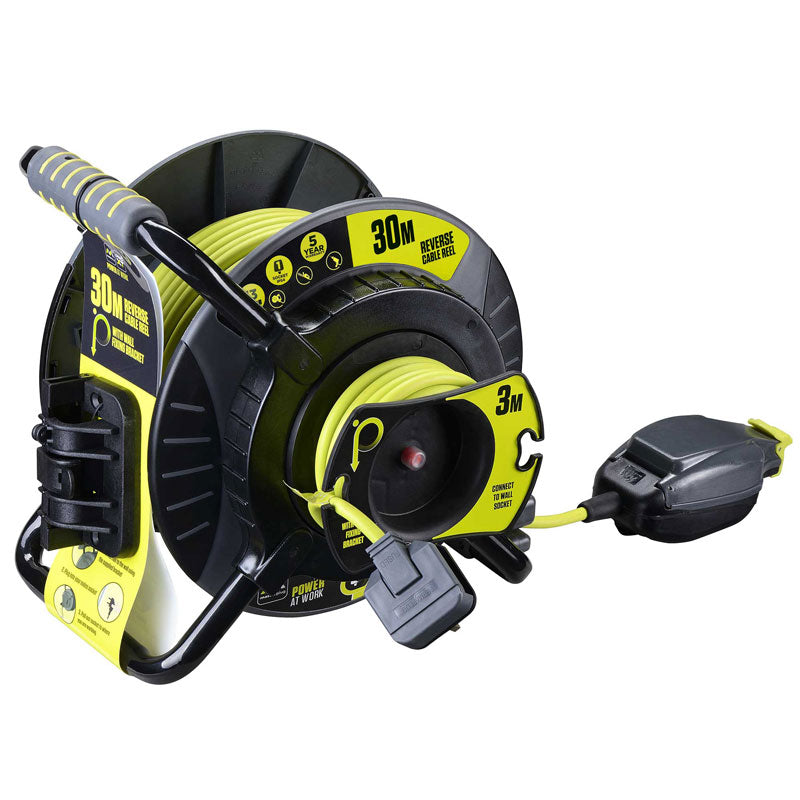 Masterplug Pro-XT Anti-Twist Reverse Reel 30m+3m (OATRU3013FL3IP)