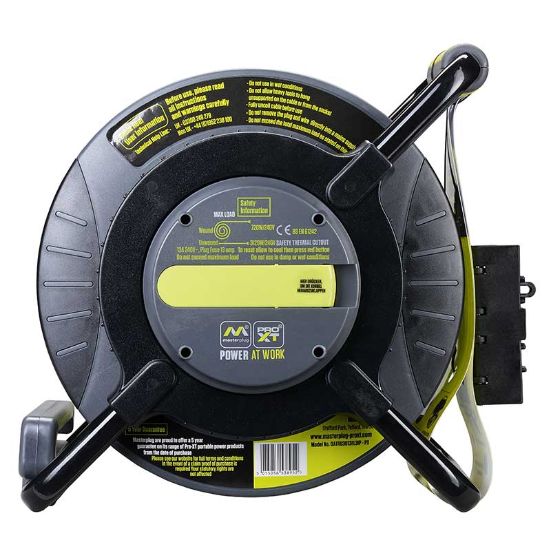 Masterplug Pro-XT Anti-Twist Reverse Reel 30m+3m (OATRU3013FL3IP)