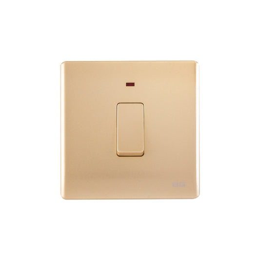 British General BG Neo Slimline 20Amp Double Pole Switch with LED (PCCH31)