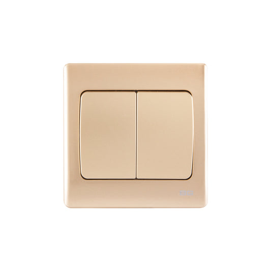 British General BG Neo Slimline 2 Mega Rocker 2-Way Switches (PCCH42W)