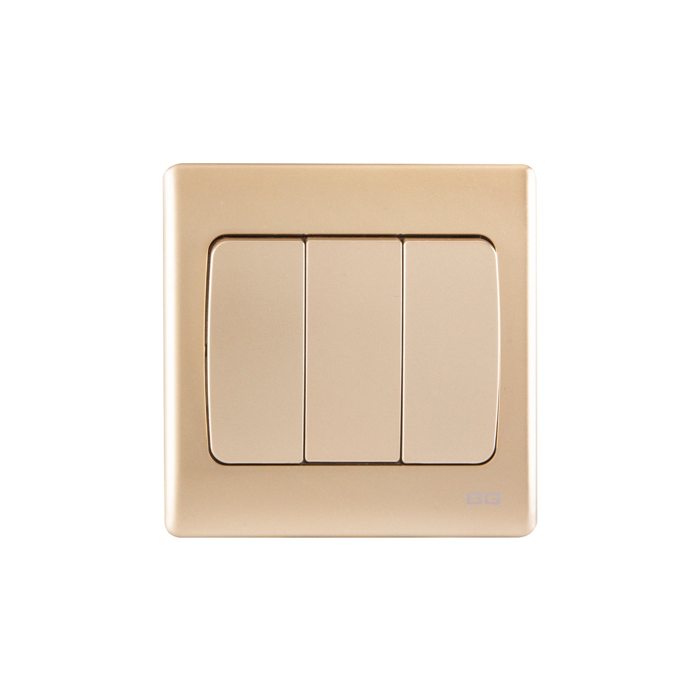 British General BG Neo Slimline 3 Gangs Mega Rocker 2-Way Switches (PCCH43W)