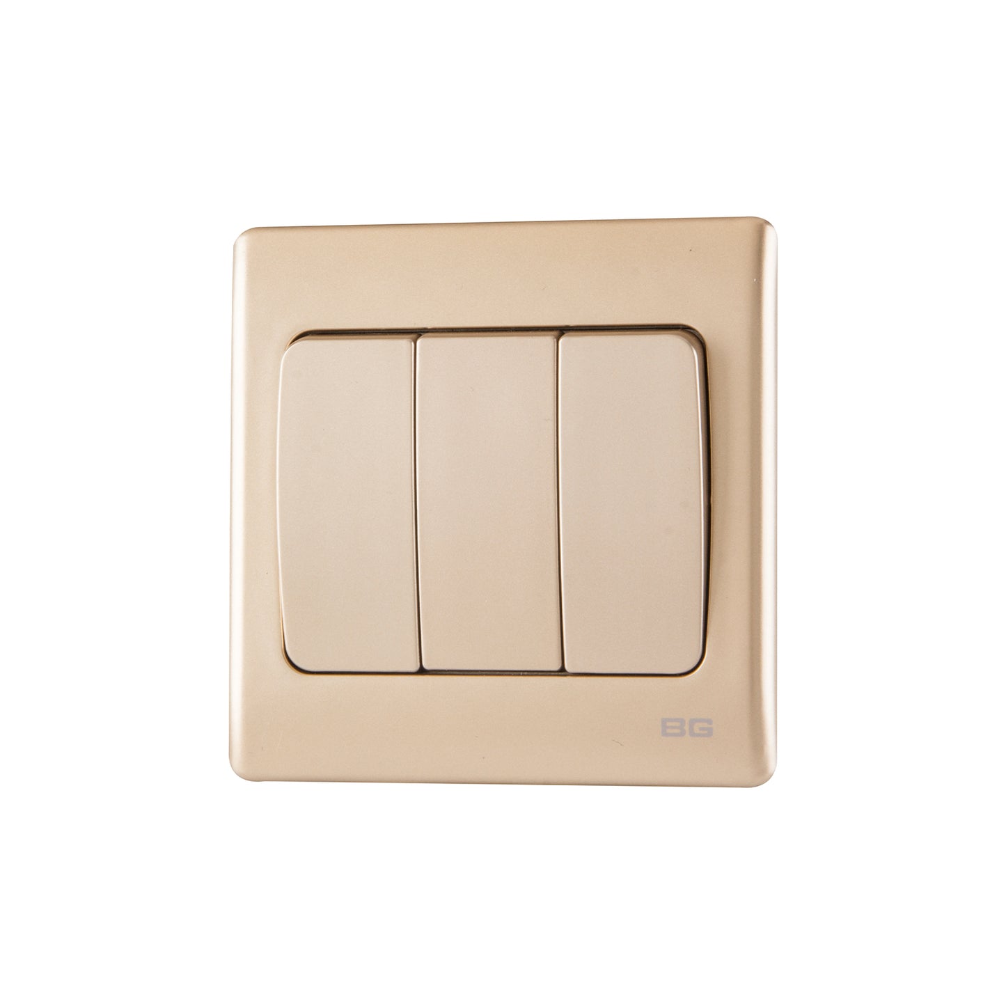 British General BG Neo Slimline 3 Gangs Mega Rocker 2-Way Switches (PCCH43W)