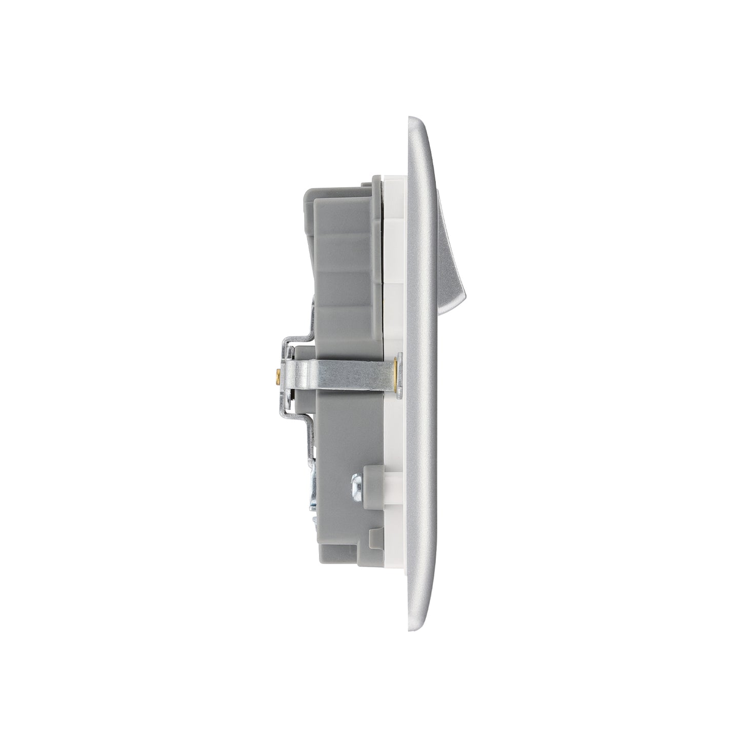British General BG Neo Slimline Double Socket with USB Charger (PCSL22U3)