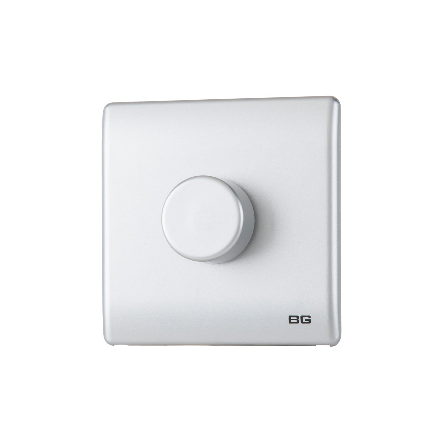 British General BG Neo Slimline Single Gang 2 Way 400W Dimmer Switch, Silver (PCSL81)