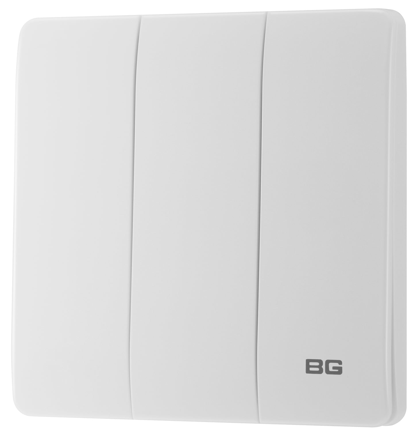 British General BG Neo Slimline Edge to Edge 3 Gang 2-Way Switch (PCWH43E)