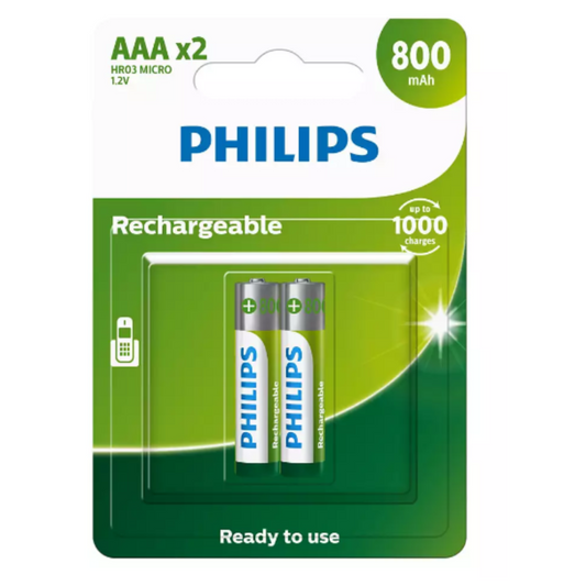 Philips Multilife Rechargeable Battery (R03B2RTU80/40)
