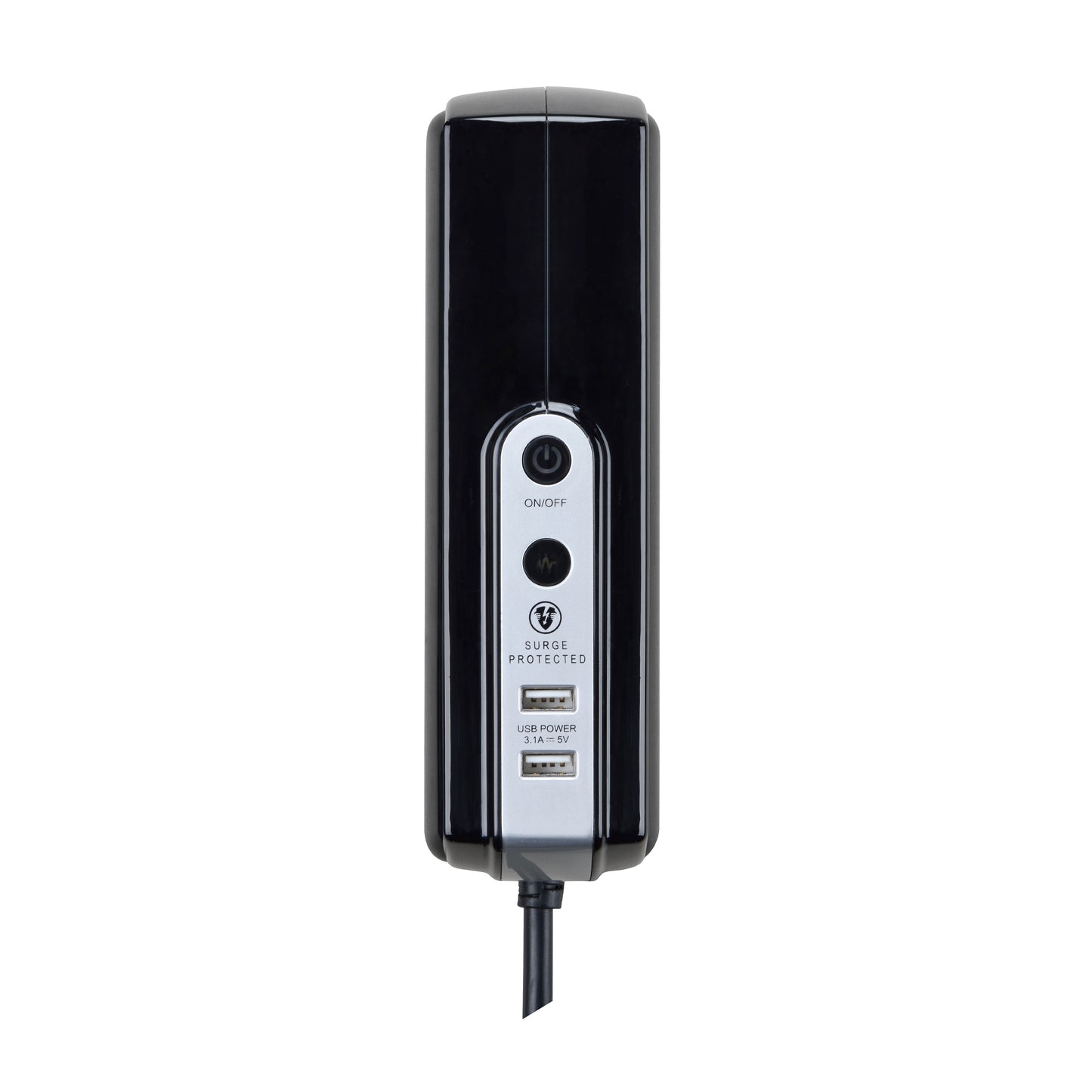 Masterplug Surge Compact Back-to-Back 6 Sockets USB Extension Lead 3 meter Black/ White (SRGDSU63PB)