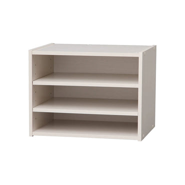 Iris Ohyama Stack Box Shelf Type, Brown / White (STB-400T)