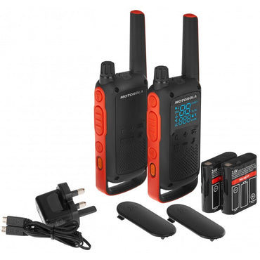 Motorola Solutions Talkabout T82 Walkie Talkie 10KM Red (T82)
