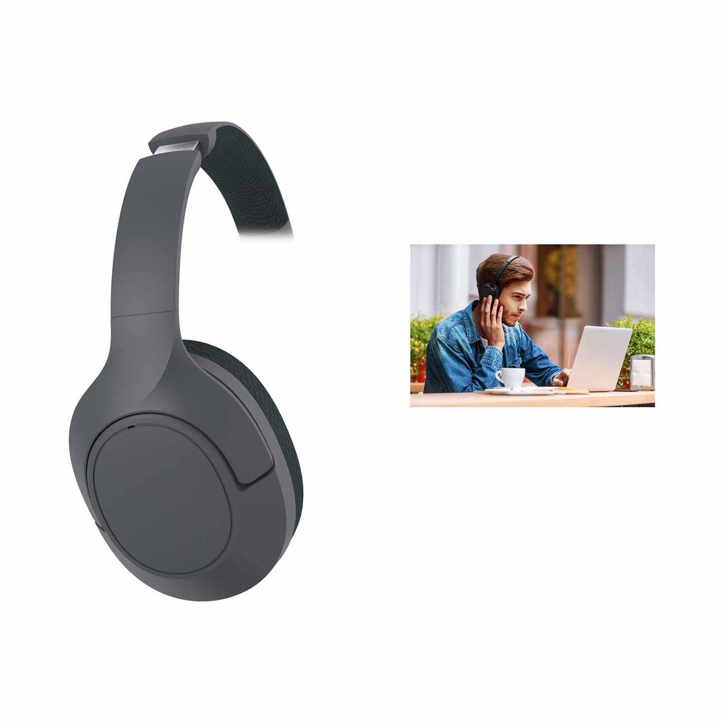 Philips Over-Ear Wireless Noise-Canceling Headphones – 60 Hours Playtime, Dynamic Bass (TAH7508BK/97)