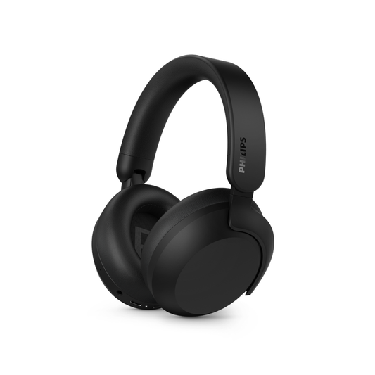 Philips Over-Ear Bluetooth Headphones Super High Resolution Audio Active Noise Canceling(TAH8000BK)