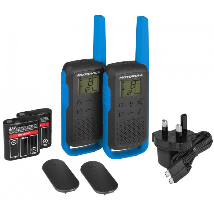 Motorola Solutions Talkabout T62 Walkie Talkie 8KM Blue (T62)