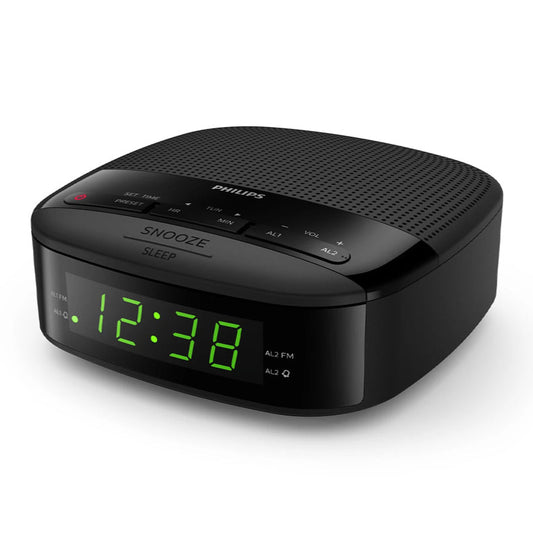 Philips Clock Radio Radio & Clock Function dual alarm FM digital tuning (TAR3205/12)