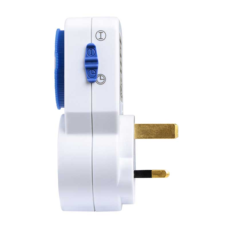 MasterPlug Daily Mechanical Segment Timer White (TMS24)
