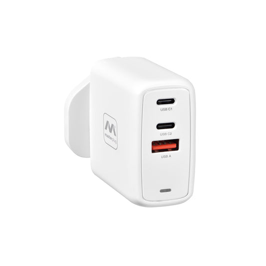 Masterplug 67W Gan Triple Port USB Fast Charger – Fast, Smart, and Reliable Charging (USBPLGACC67W/U)