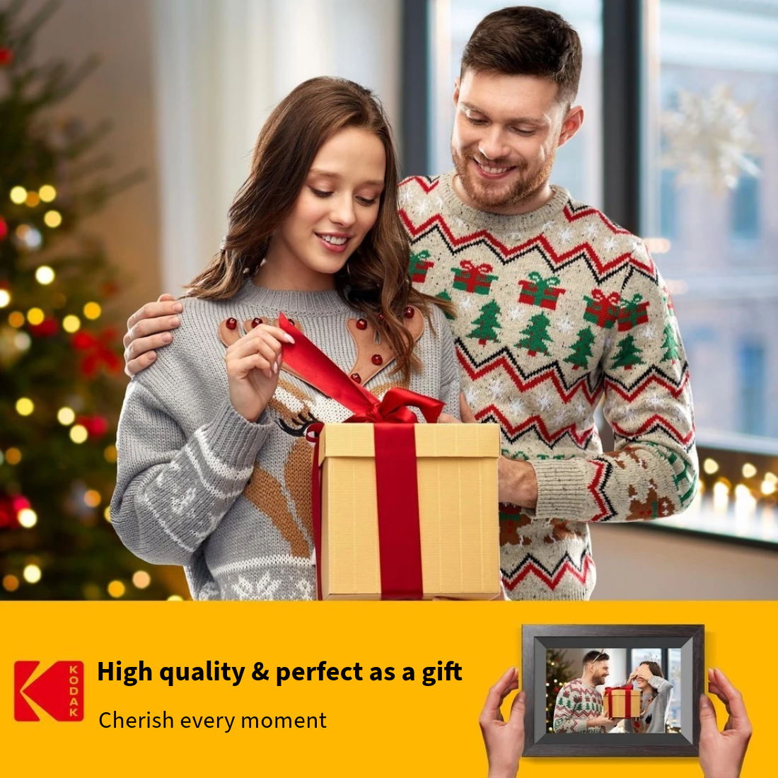 Kodak 10 Inch Digital Picture Frame Safety Mark Certified (RCF-1012W)