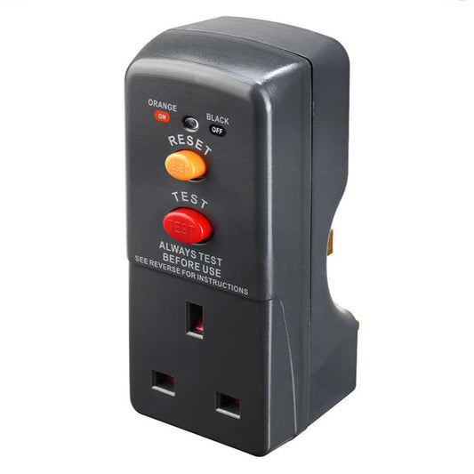 Masterplug RCD Safety Adaptor Black (ARCDKG)