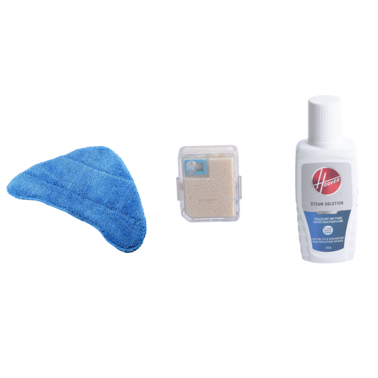 Hoover Steam Mop Accessories (Triangular Pad + Filter + Steam Citrus Detergent)