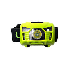 Luceco LED USB Rechargeable PIR Inspection Head Torch 3W, Green (LILH15P65)