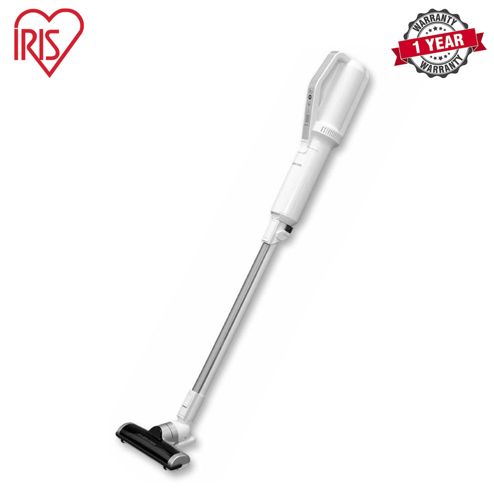 Iris Ohyama | SLDC8 | Cordless Stick Vacuum Cleaner, White | 1 Year Warranty