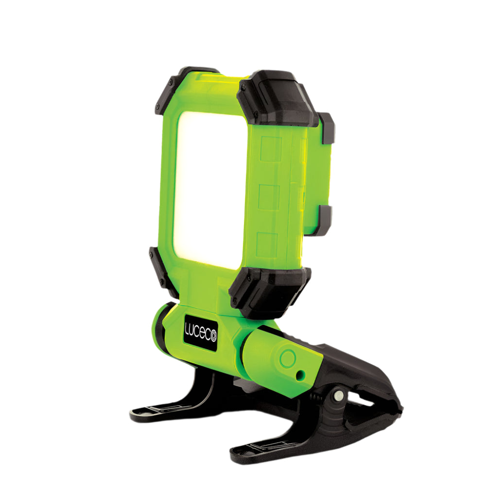 Luceco Portable LED Clamp Work Light Green (LCWR13G60)