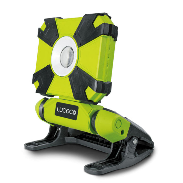 Luceco Portable LED Mini Clamp Work Light 9W Green (LCWR9G60)