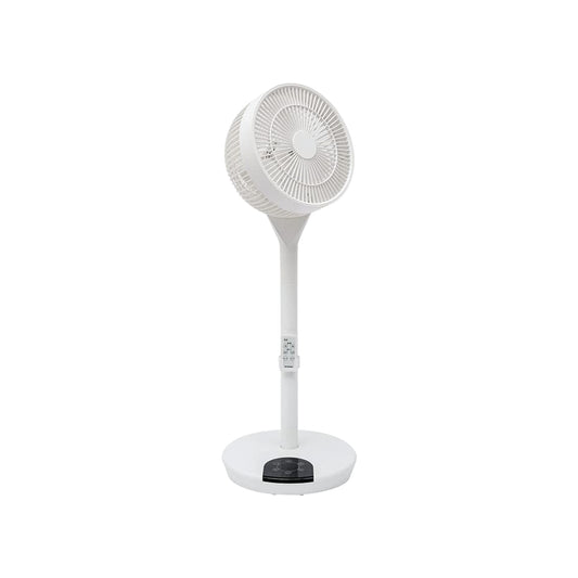 Iris Ohyama 3D Pedestal Standing Fan (DC-motor), 54cm-89.5cm, up-to 18m, White (LFD-22T)