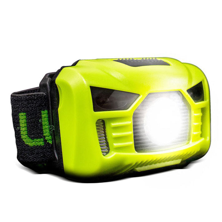 Luceco LED USB Rechargeable PIR Inspection Head Torch 3W, Green (LILH15P65)