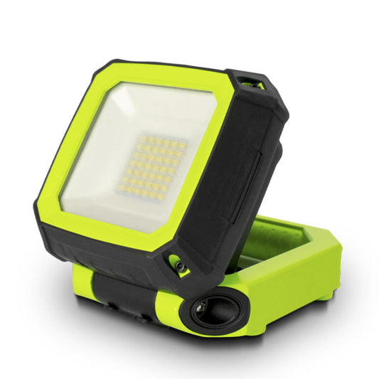 Luceco LED Compact Rechargeable Magnetic Work Light 7.5W Green (LWR7G65)