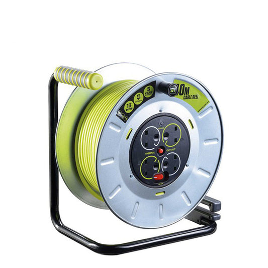 Masterplug Pro-XT Heavy Duty Metal Open Reel 30m (OTMU30134SL-PXA)