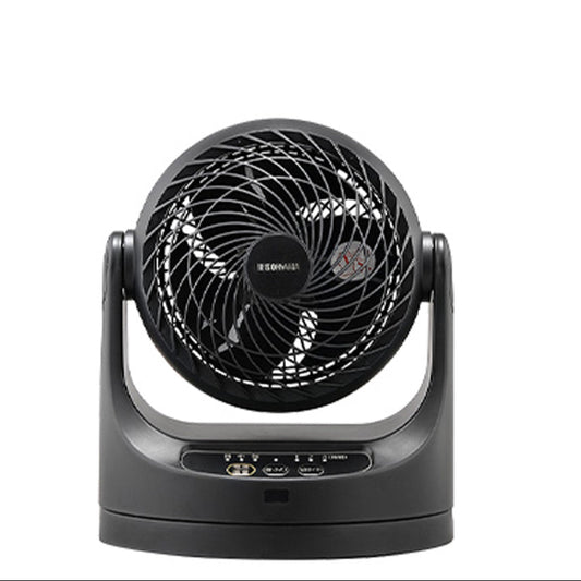 Iris Ohyama Macaron Oscillation 6" Circulator Fan, Black (PCF-MKC15)