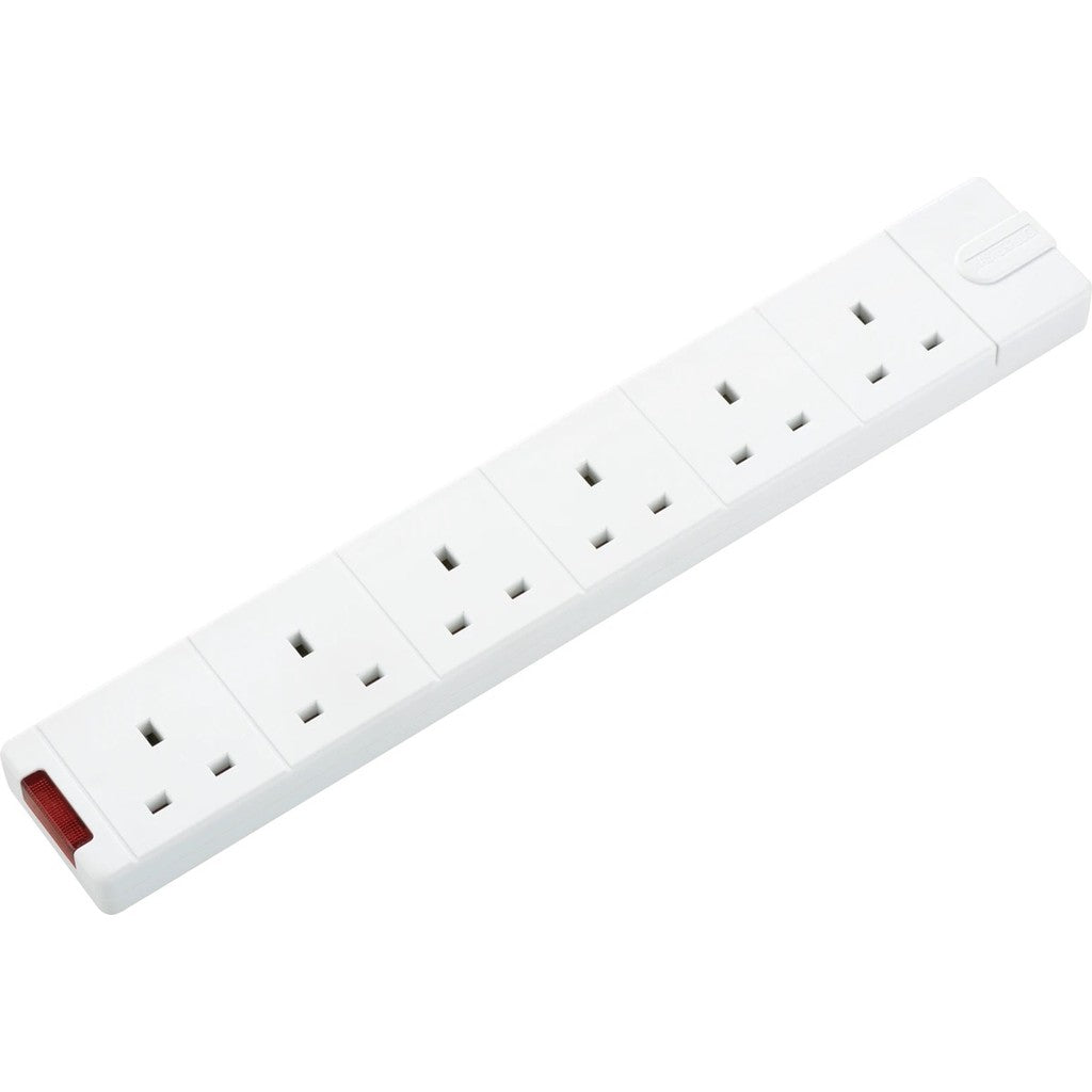 Masterplug TN/ UG/ SXG Double/ Four/ Six Gang Rewireable Trailing Socket with Neon Indicator