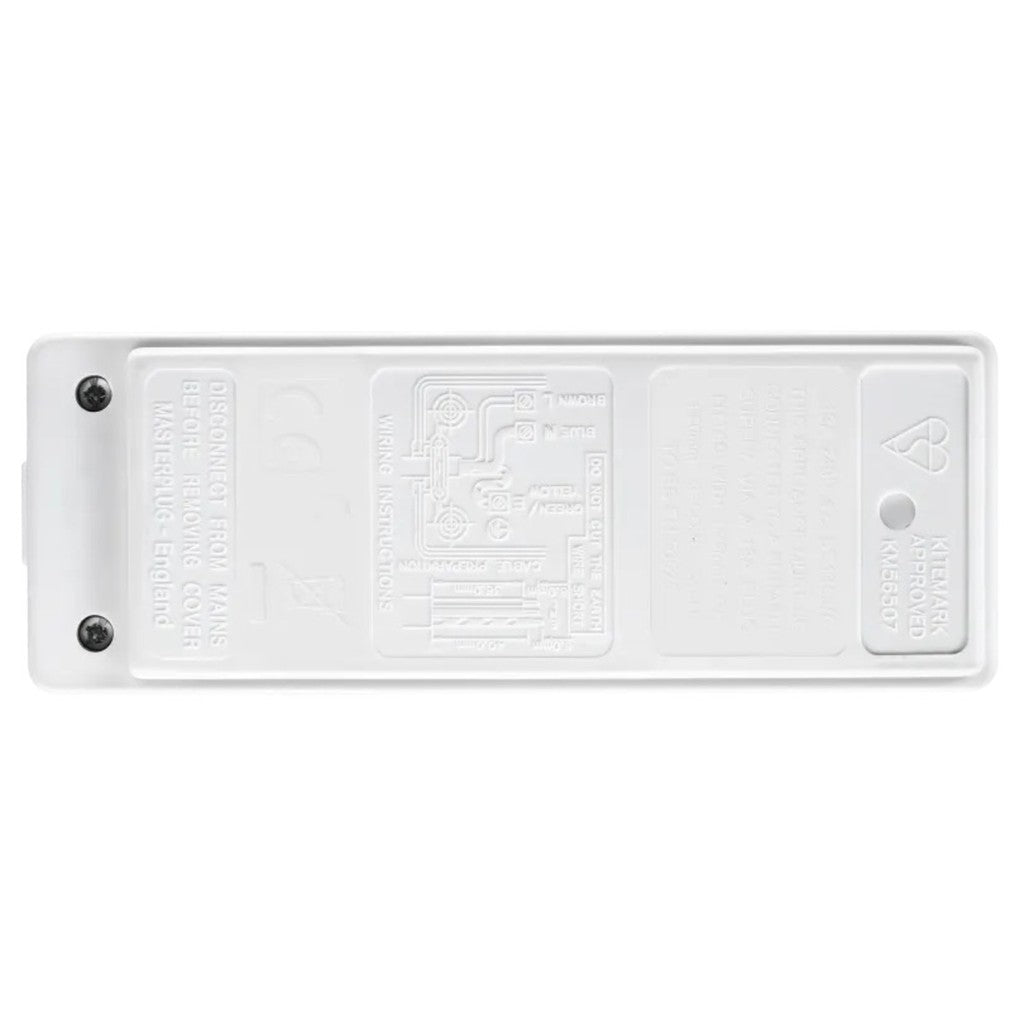 Masterplug TN/ UG/ SXG Double/ Four/ Six Gang Rewireable Trailing Socket with Neon Indicator