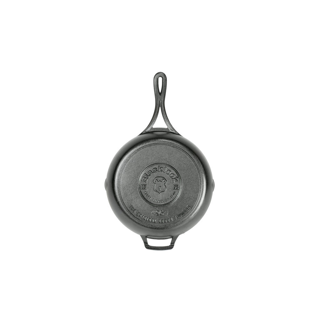 Lodge BL96SK Blacklock 10.25 Inch Triple Seasoned Cast Iron Skillet, Natural Nonstick Finish, Thin & Lightweight Design