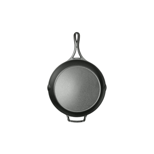 Lodge BL39SK Blacklock 12 Inch Triple Seasoned Cast Iron Skillet, Natural Nonstick Finish, Thin & Lightweight Design