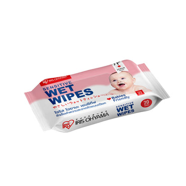 IRIS Healthcare Sensitive Wet Wipes Tissue, Babies Friendly, 20pcs/pack (TWT-20)
