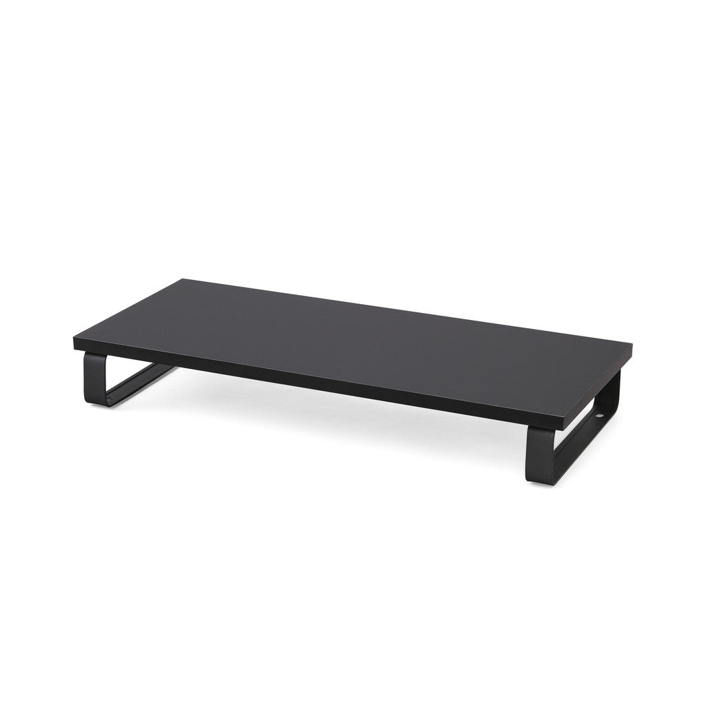 IRIS Ohyama Monitor Stand Riser Width 59cm Height 8.6cm Storage Rack Black (MNS-590)