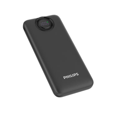 Philips 10K mAh Power Bank PD 22.5W Digital Display Black (DLP5714CB/00)