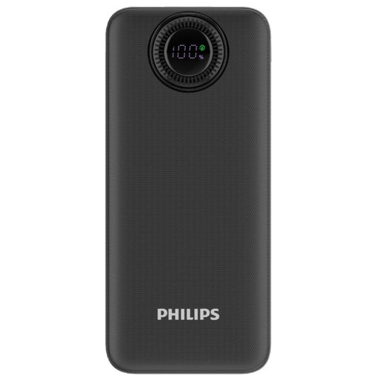Philips 10K mAh Power Bank PD 22.5W Digital Display Black (DLP5714CB/00)