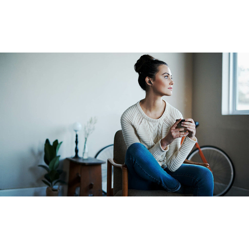 Philips True Wireless Earbuds Noise Canceling Dynamic Bass 20hr Playtime Black (TAT3559BK)