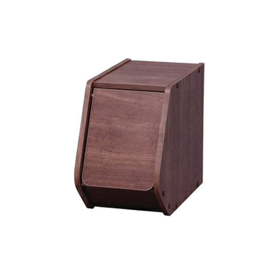Iris Ohyama Stack Box, Brown/ Natural/ White | No Warranty (STB-200D)
