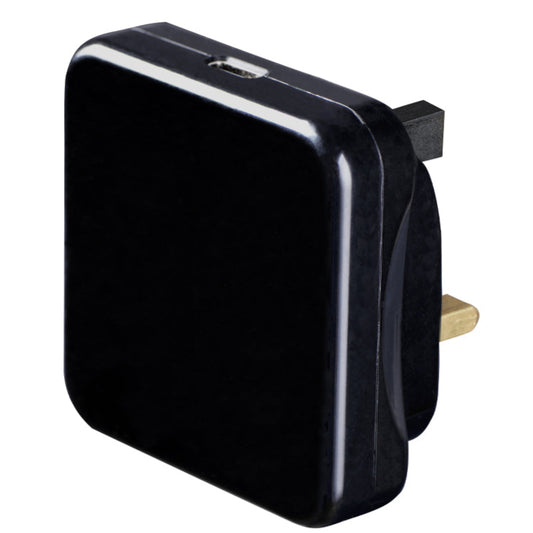 Masterplug Ultra Slim USB-C Fast Charging Plug 25W Black (USBC25PLGB)