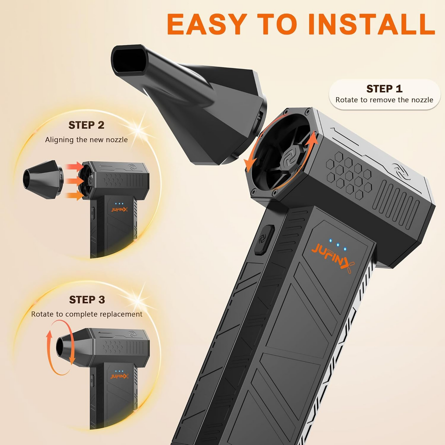 Jufinx Electric Air Duster Turbo Fan (X3 MINI)