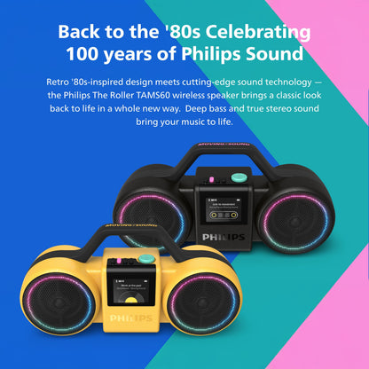 Philips Portable Waterproof Bluetooth Speaker The Tube (TAMS60)