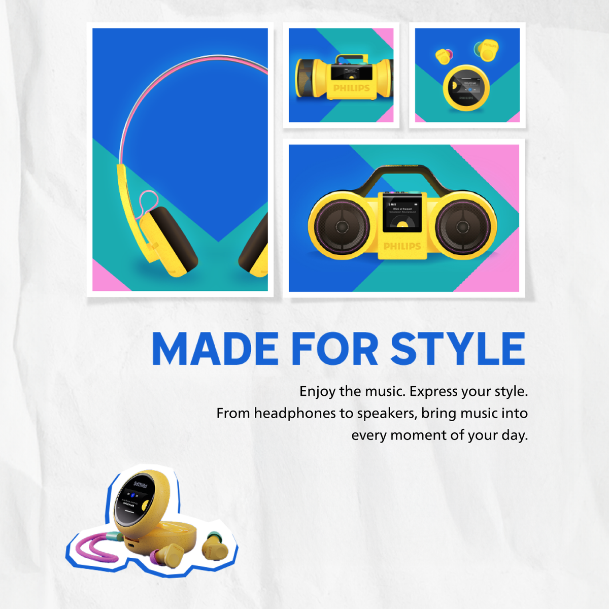Philips The Buds True Wireless Earbuds (TAMS3)